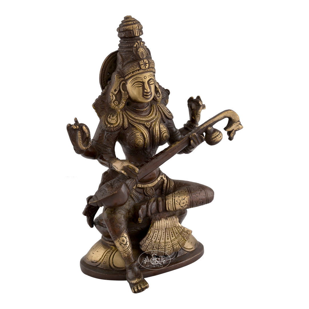 Seated Saraswathi