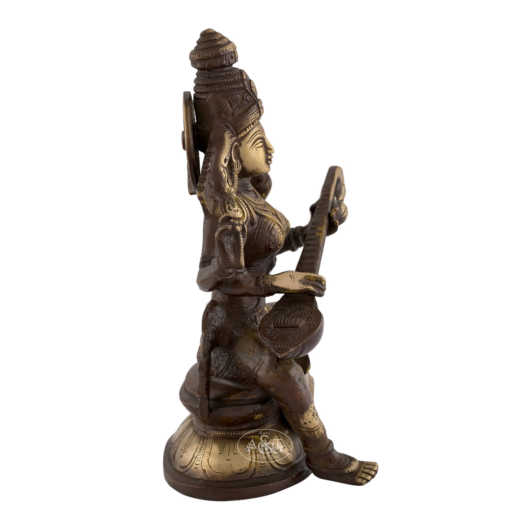 Seated Saraswathi