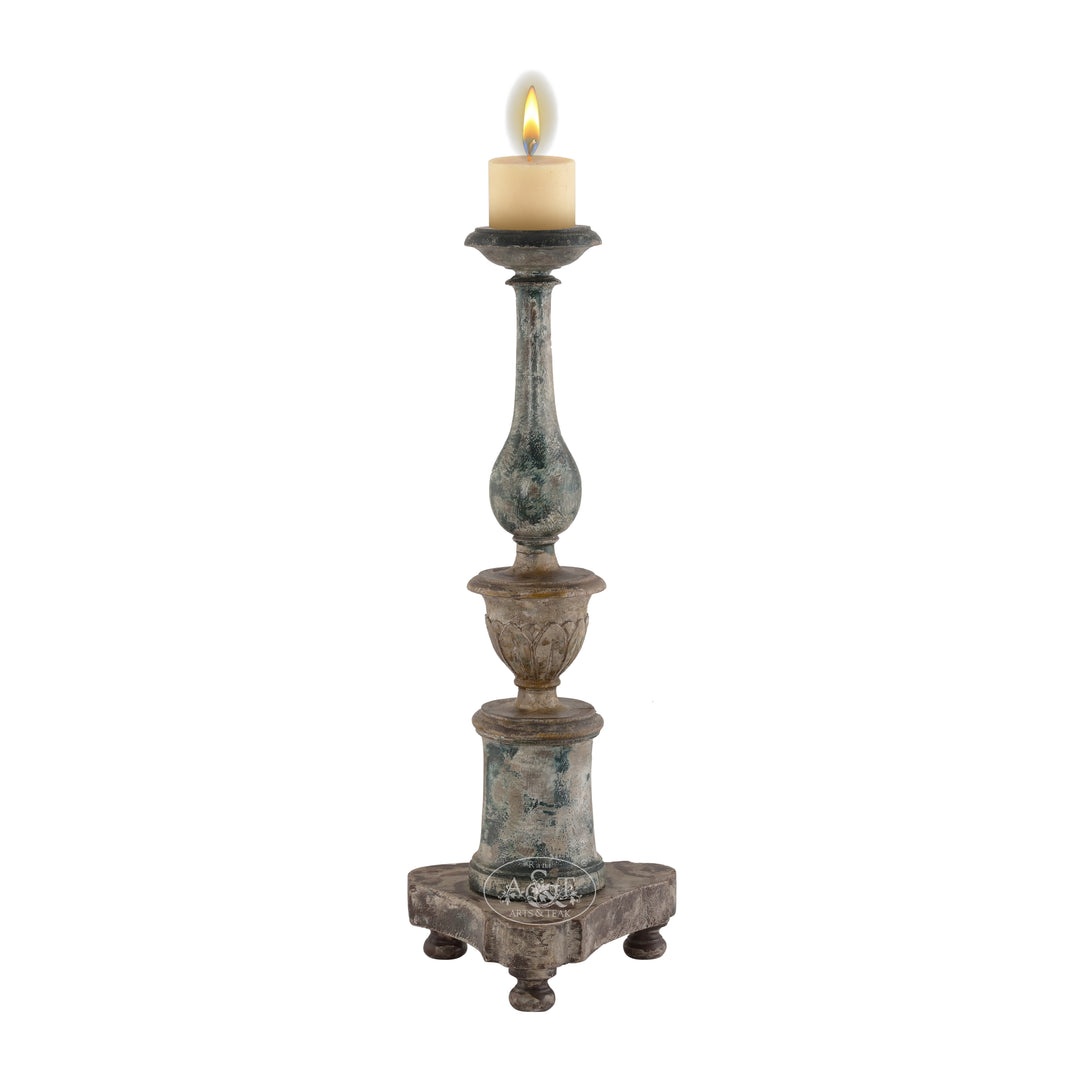 French Trophy Candle Stand