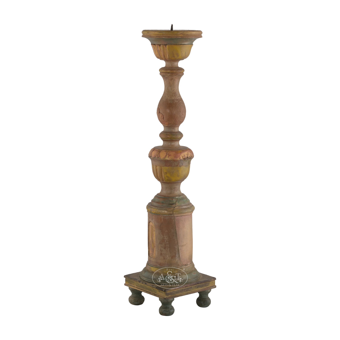 Vintage Baluster Candle Stand