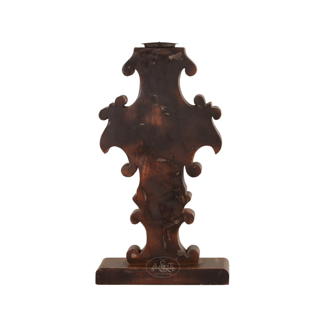 Regal Baroque Candle Holder