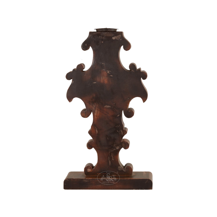 Regal Baroque Candle Holder