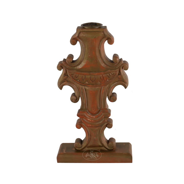 Regal Baroque Candle Holder