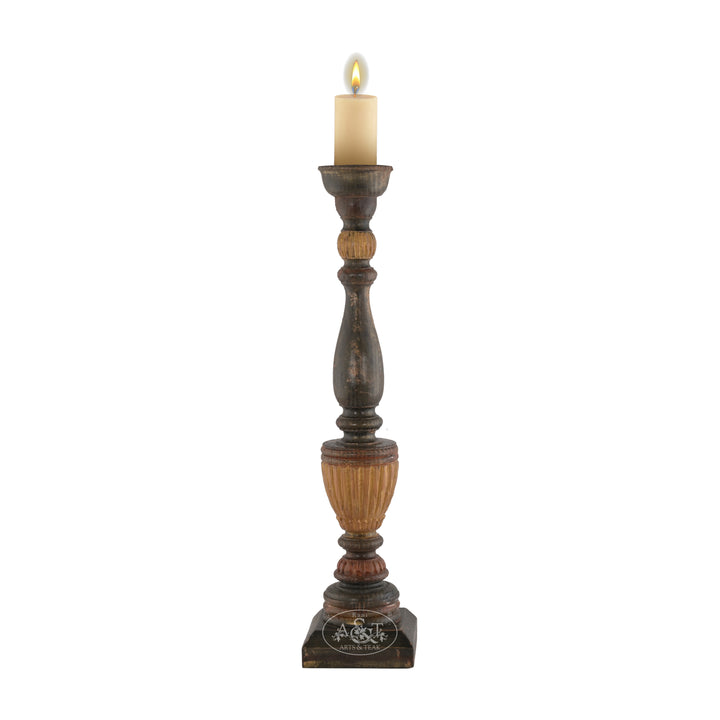 Victorian Carved Candle Stand