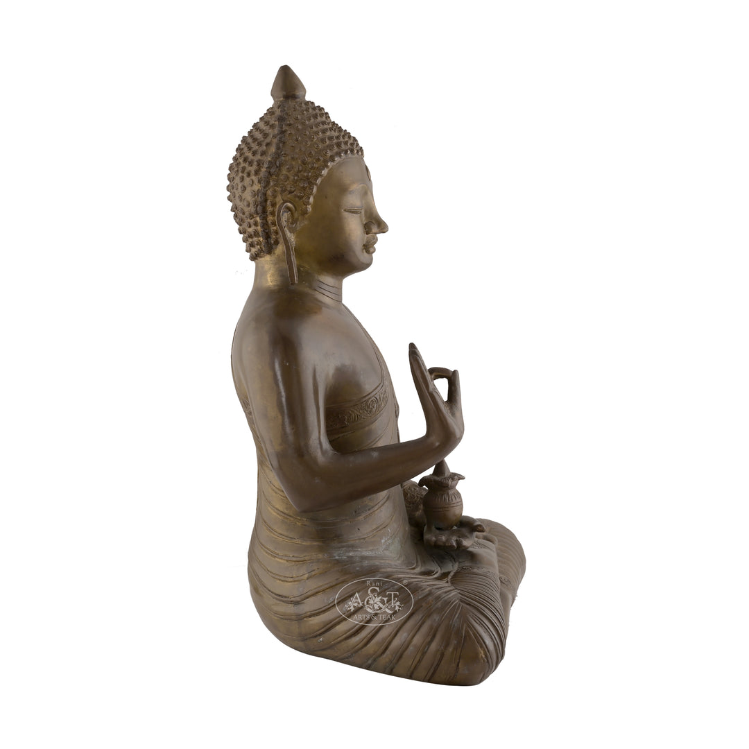 Brass Amoghasiddhi Buddha