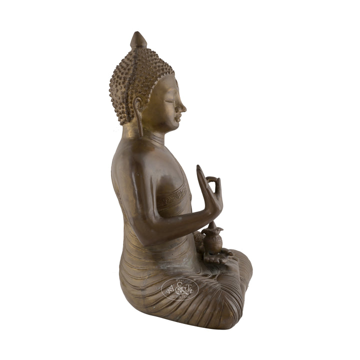 Brass Amoghasiddhi Buddha