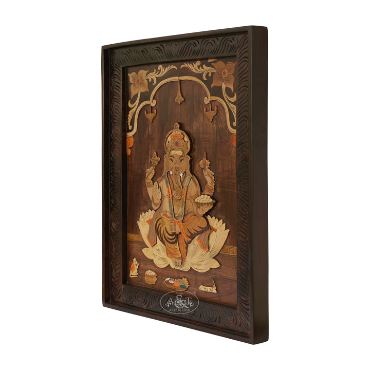 Ganesh Panel Marquetry Panel