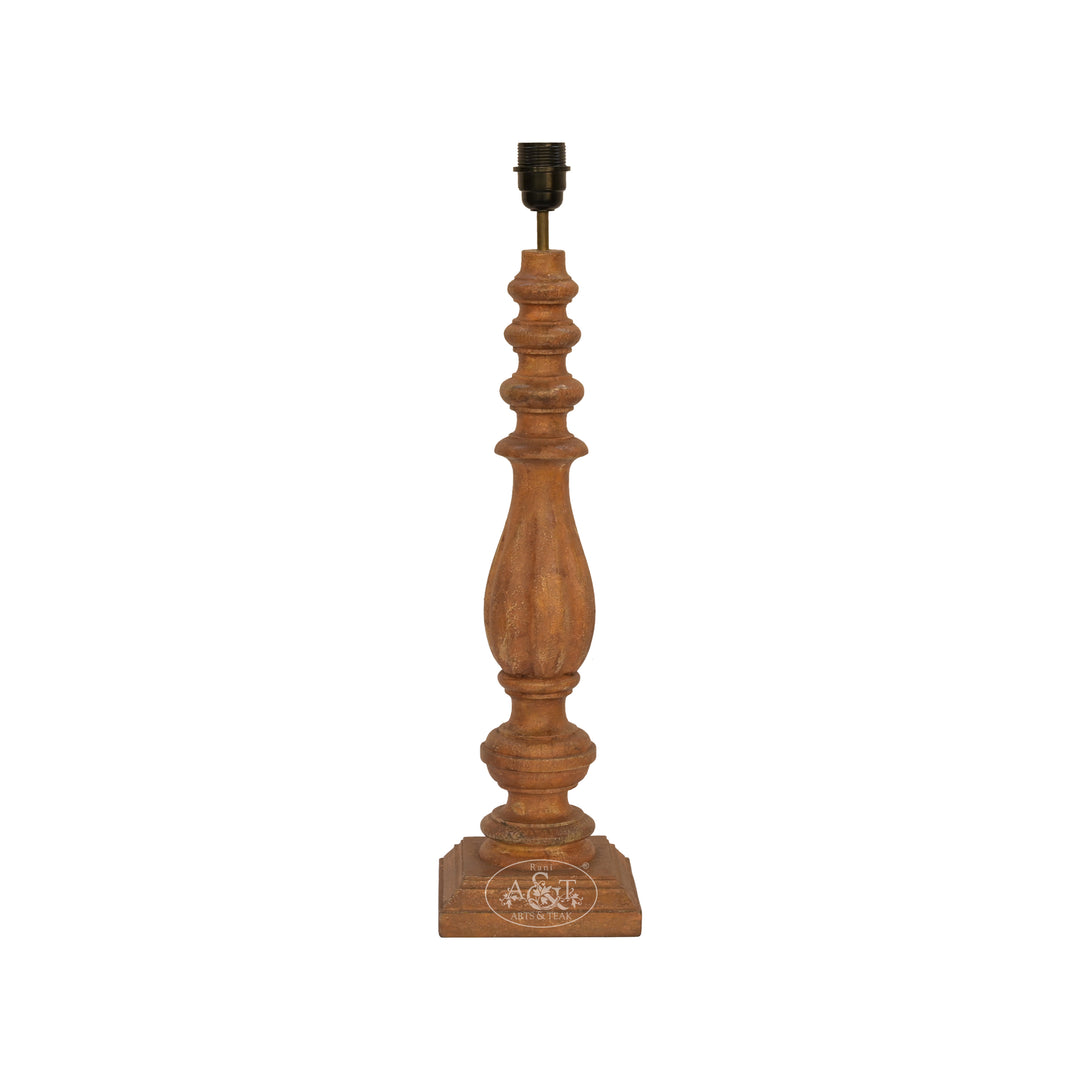 Turned Spindle Table Lamp -II