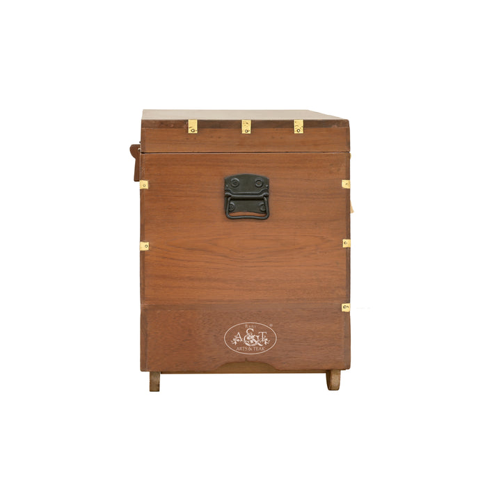Mandalay Brass Inlaid Chest - IV