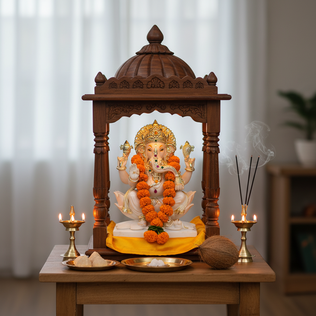 Ganesh on Lotus