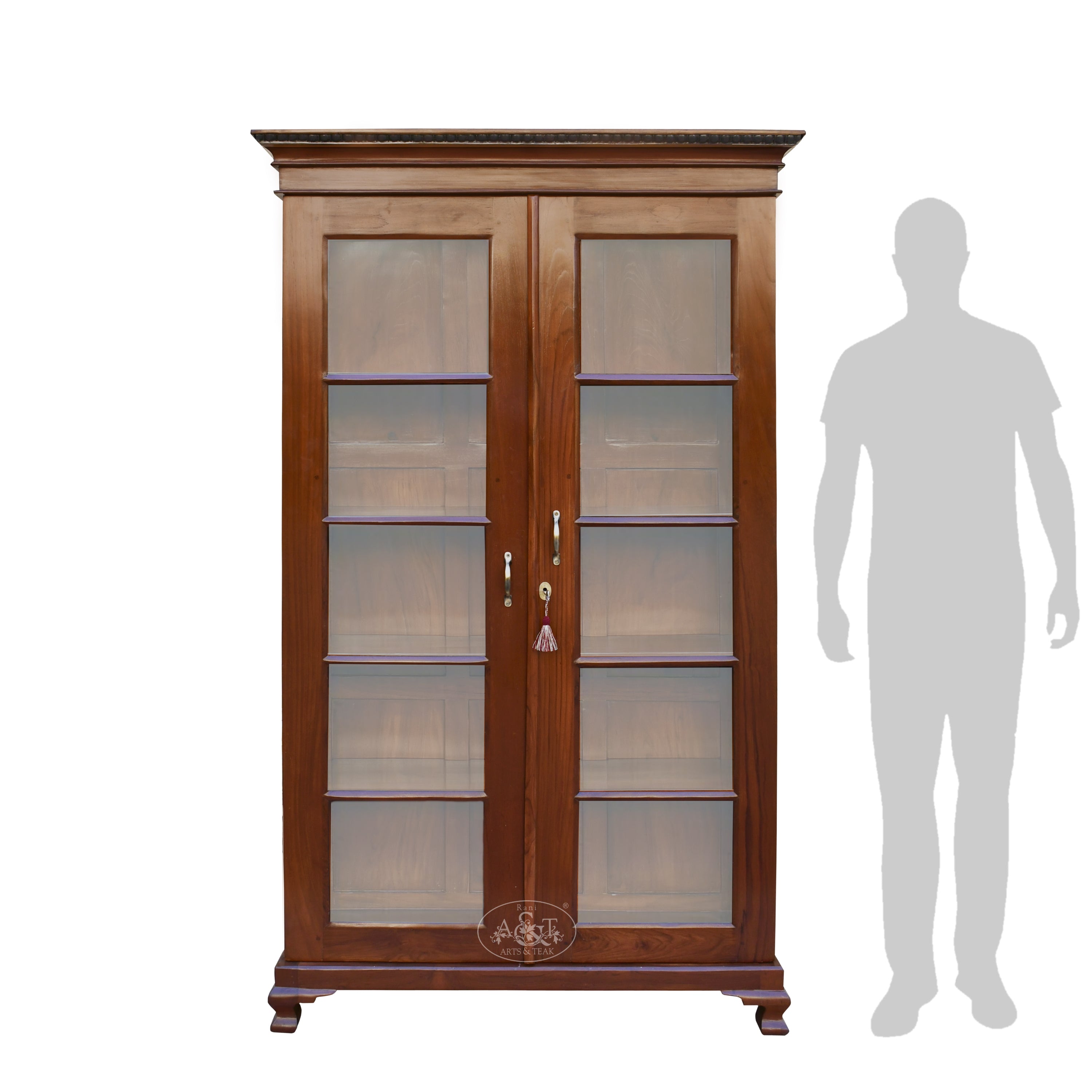 Teakwood Vintage Book Shelf - Rani Arts & Teak – RANI ARTS & TEAK