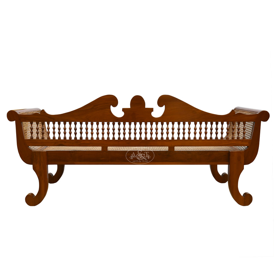 Teakwood Anglo Raj Double head Divan - Rani Arts & Teak – RANI ARTS & TEAK