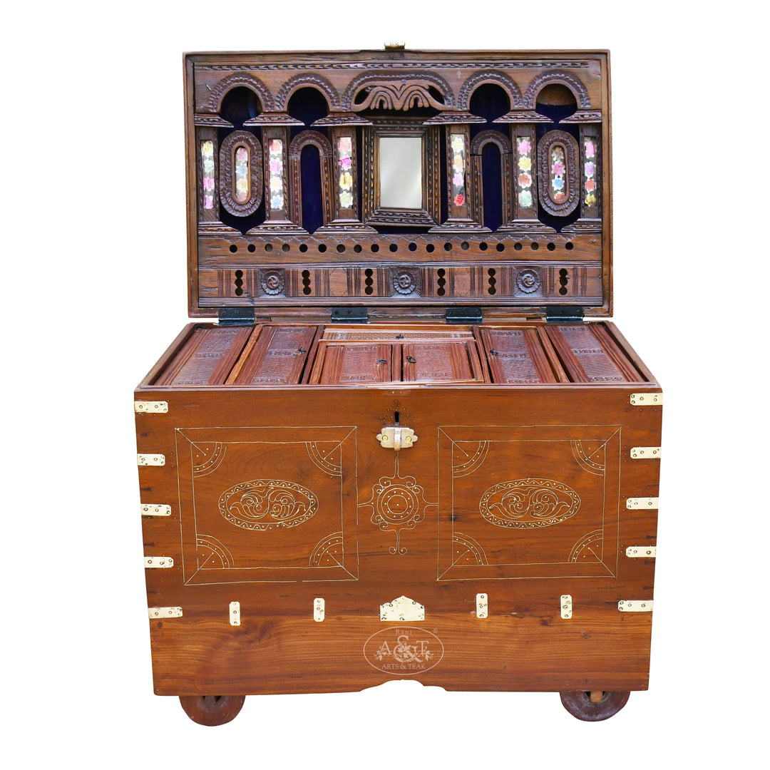 Teakwood  Dowry Chest