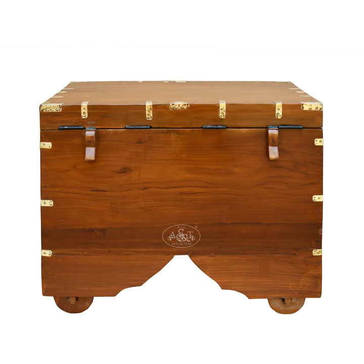 MANDALAY BRASS INLAID CHEST - III