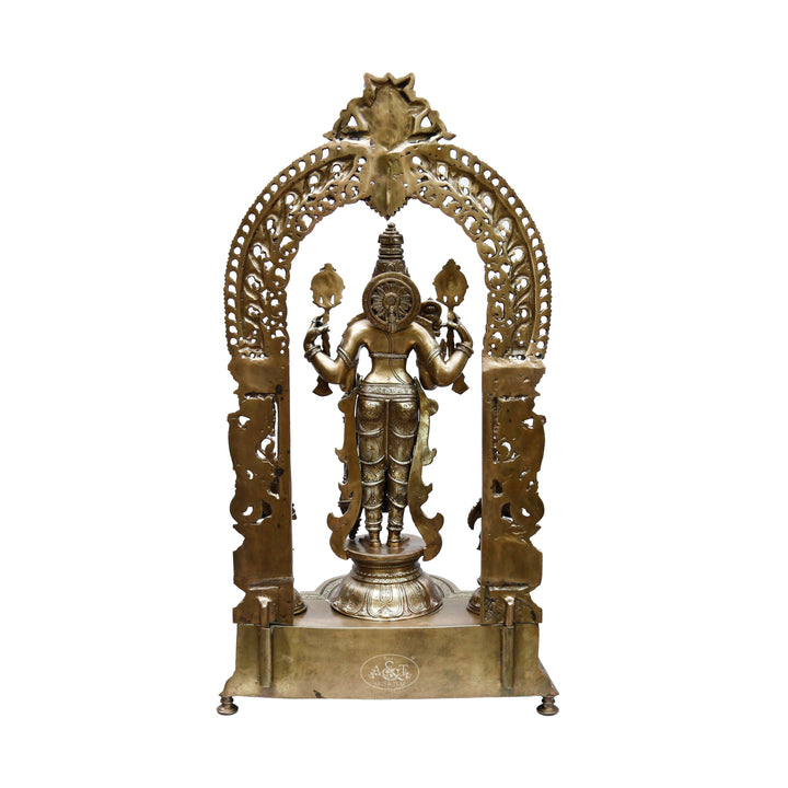 Vishnu with Garud and Hanuman