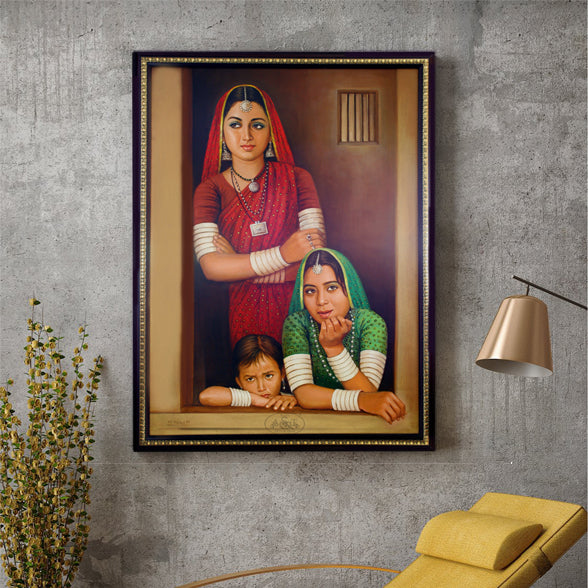 Oil Painting on Canvas - Gypsy Girls