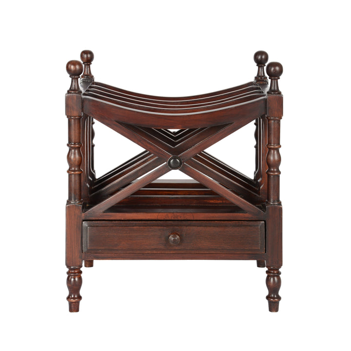 Rosewood magazine stand