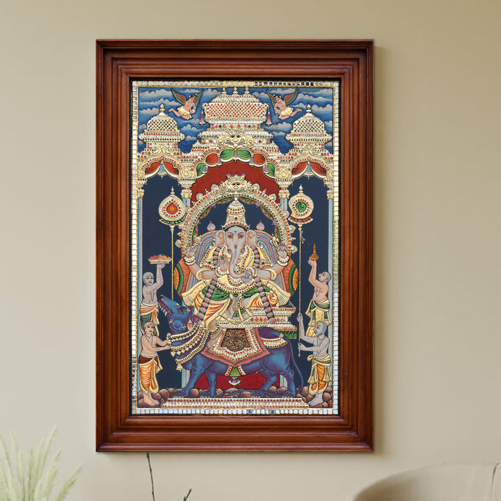 Tanjore Painting - Ganesh