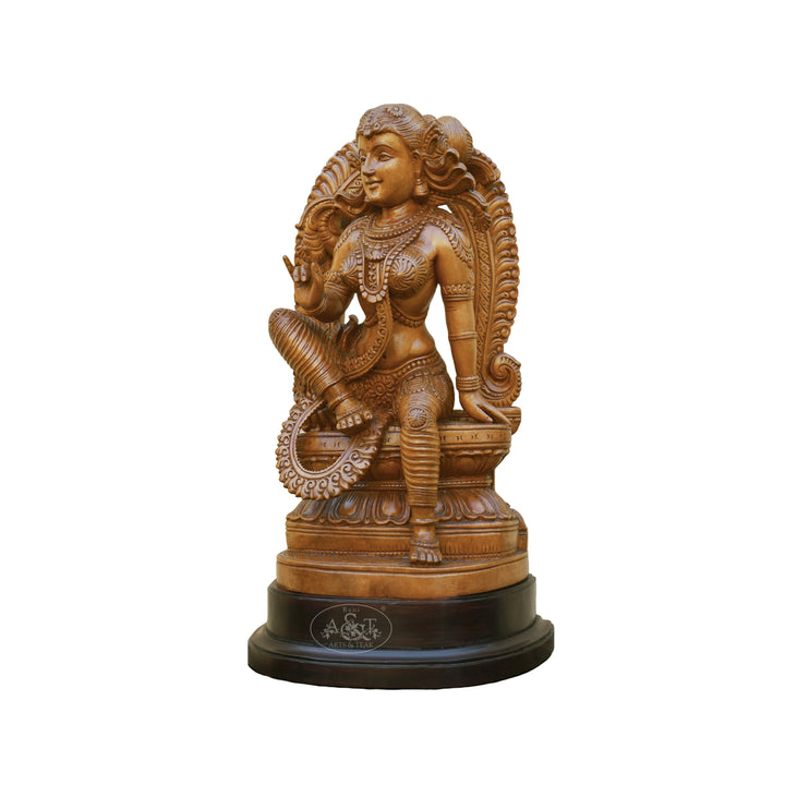 wooden lakshmi