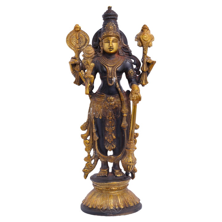 Brass Vishnu