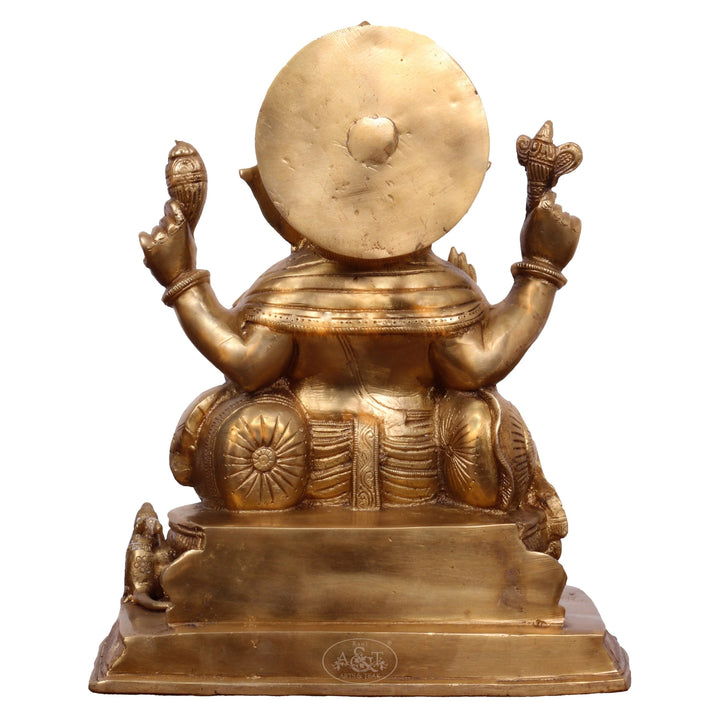 Brass Abhaya Mudra Ganesh