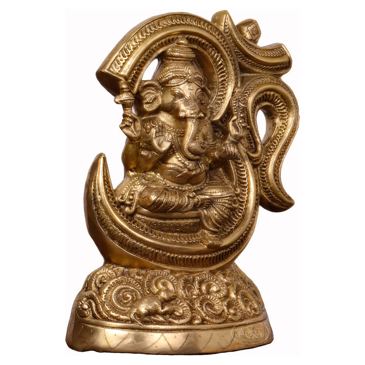 Brass OM Ganesh