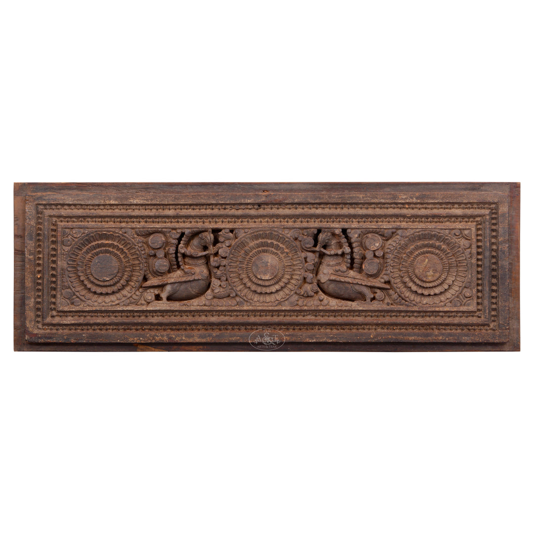 Wooden Hamsa Door  Panel - IV