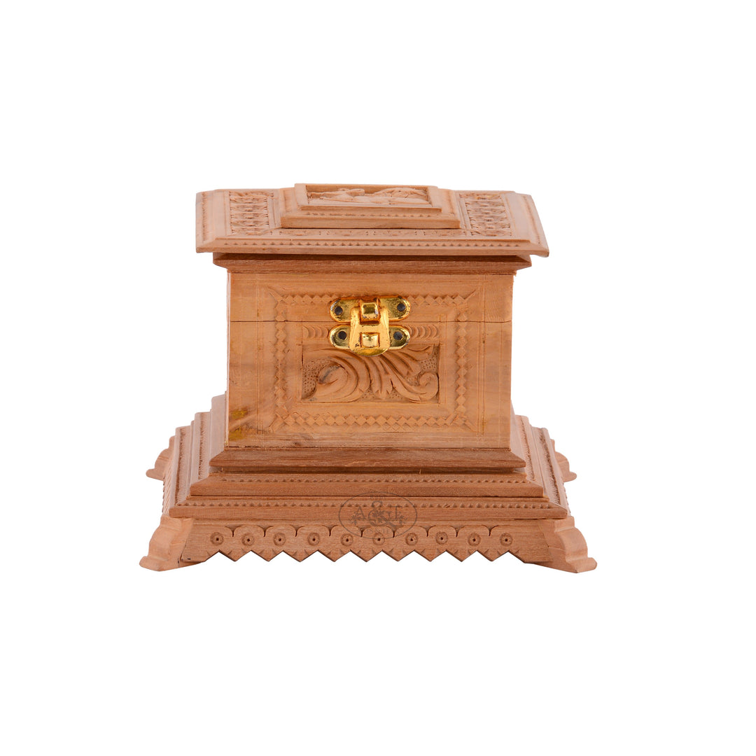 Sandal Wood Jewellery Box – RANI ARTS TEAK - Main Image