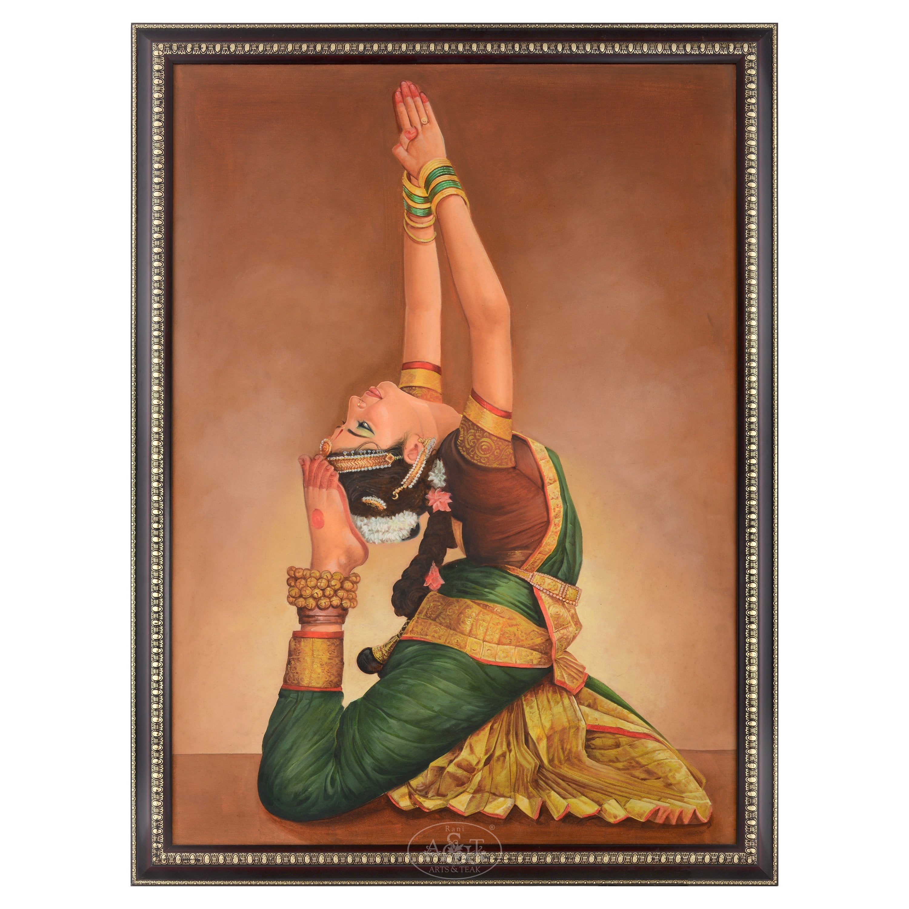 Bharatanatyam Dancer-2 Art Print, Wall Decor - Etsy | Pen art work, Mandala  art lesson, Mandala art therapy