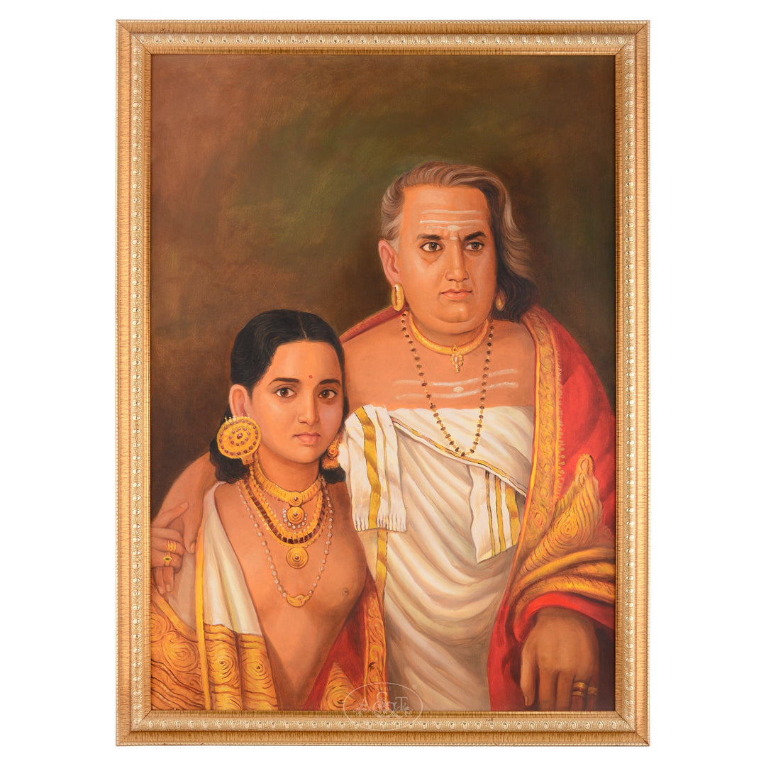 Amma Thampuram of Mavelikkara - Raja Ravi Varma Replica