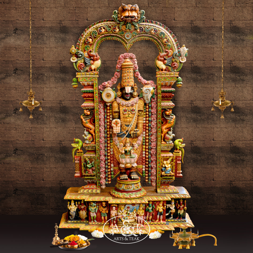 Wooden Tirupathi Balaji