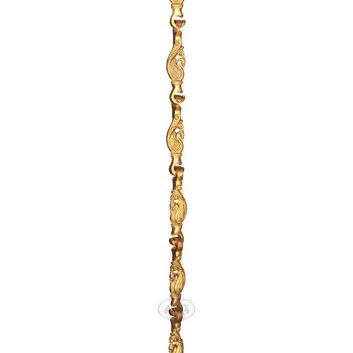 Brass Swing Chain - Hamsa Design