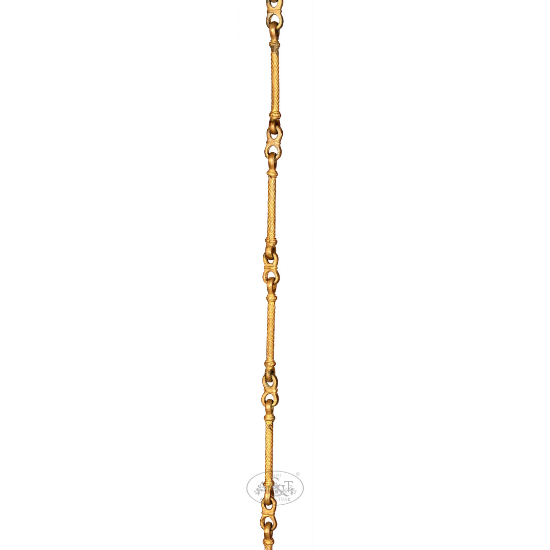 Brass Swing Chain - Rope Design