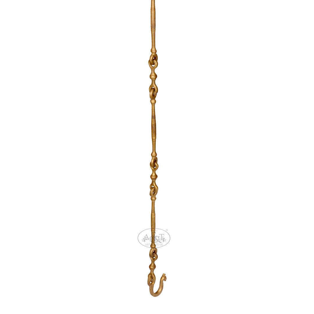 Brass Swing Chain - Cylinder Design