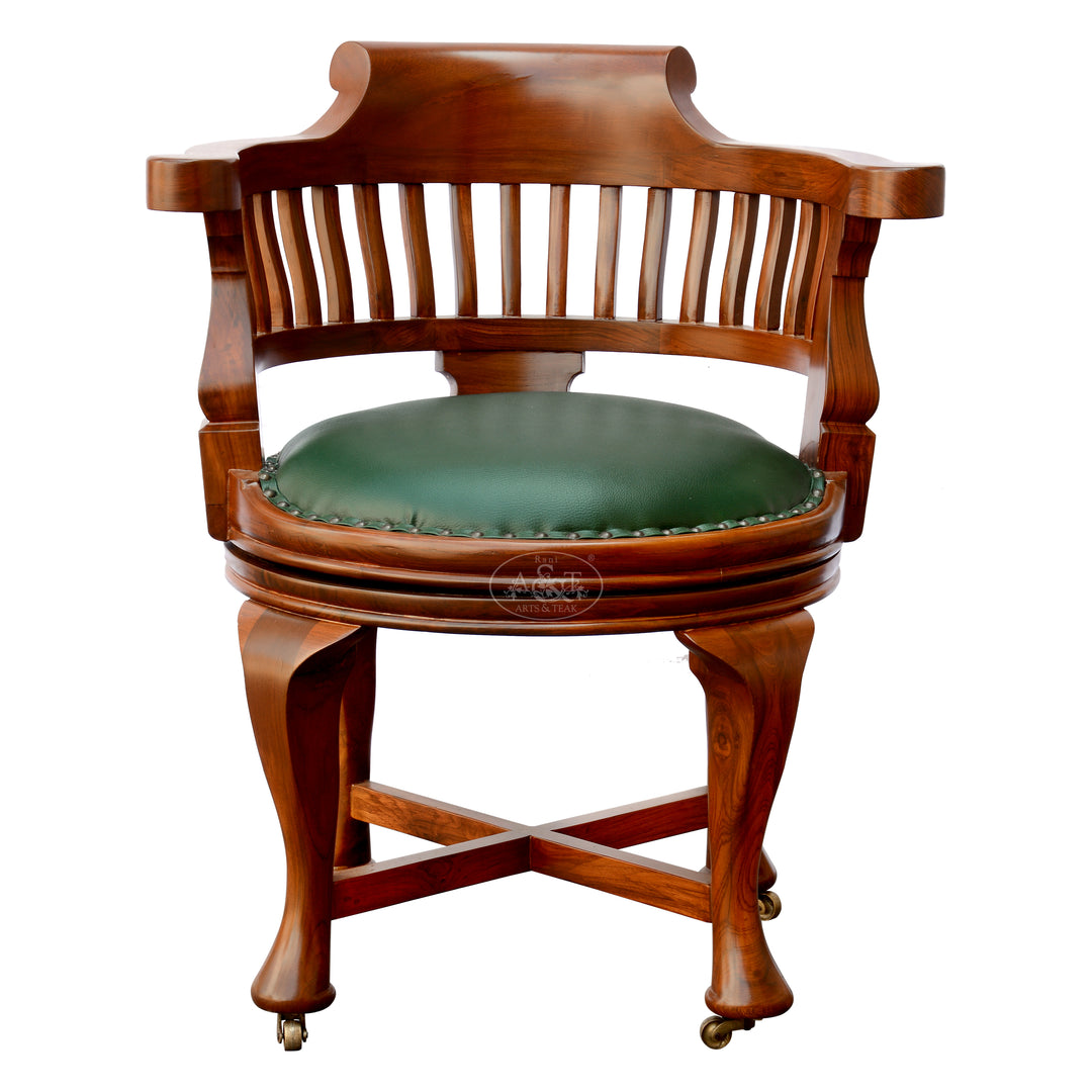 Teakwood Swivel / Revolving Chair