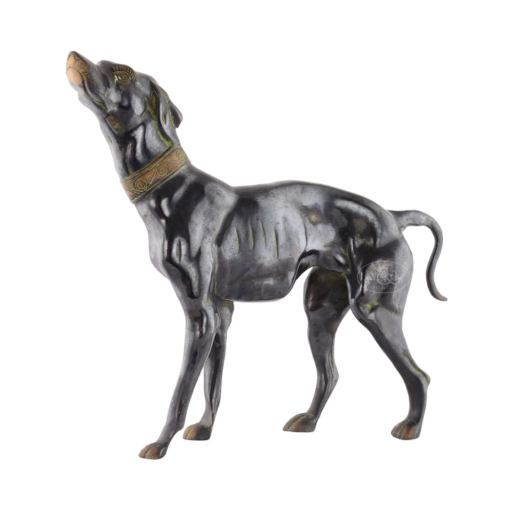 Brass Standing Dog
