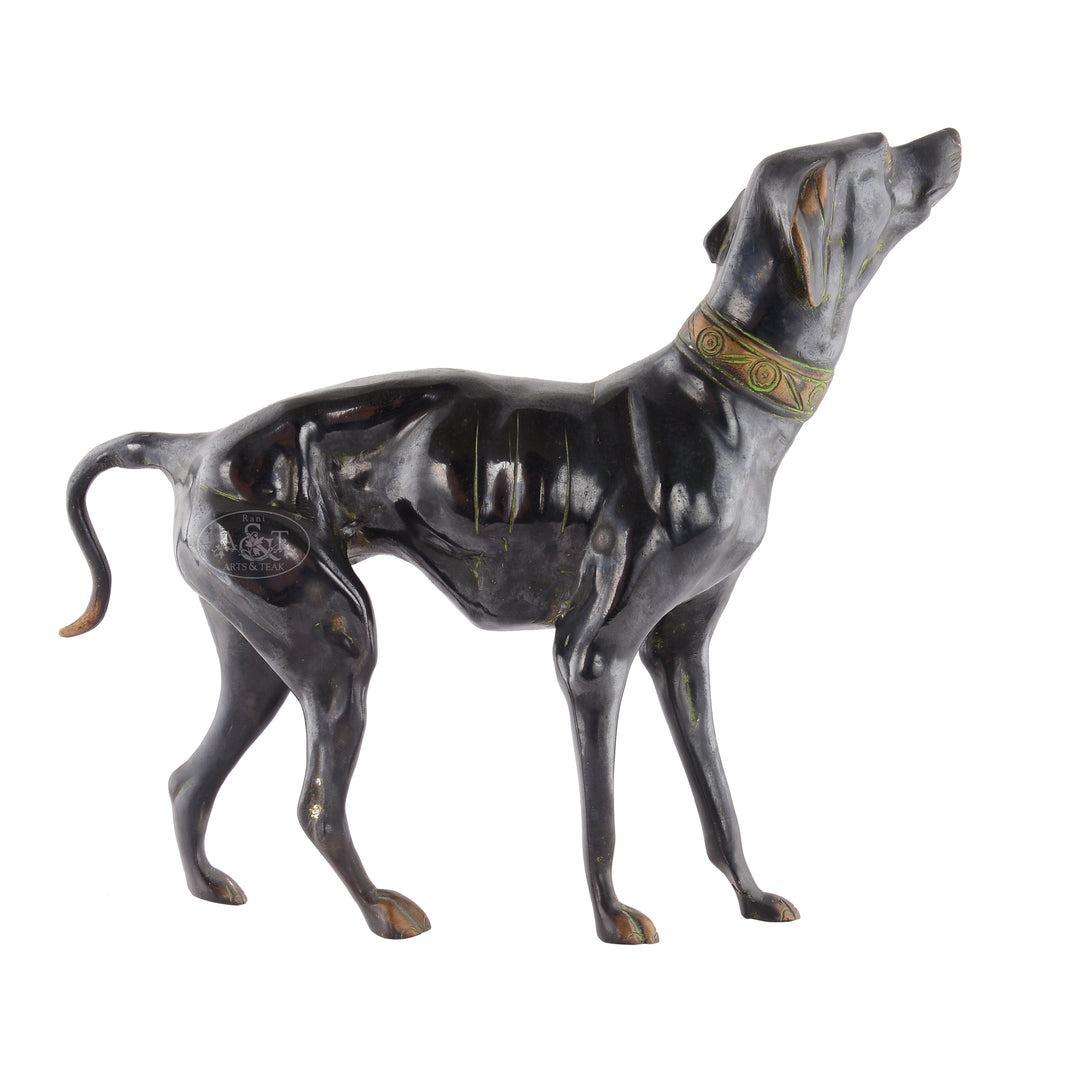 Brass Standing Dog