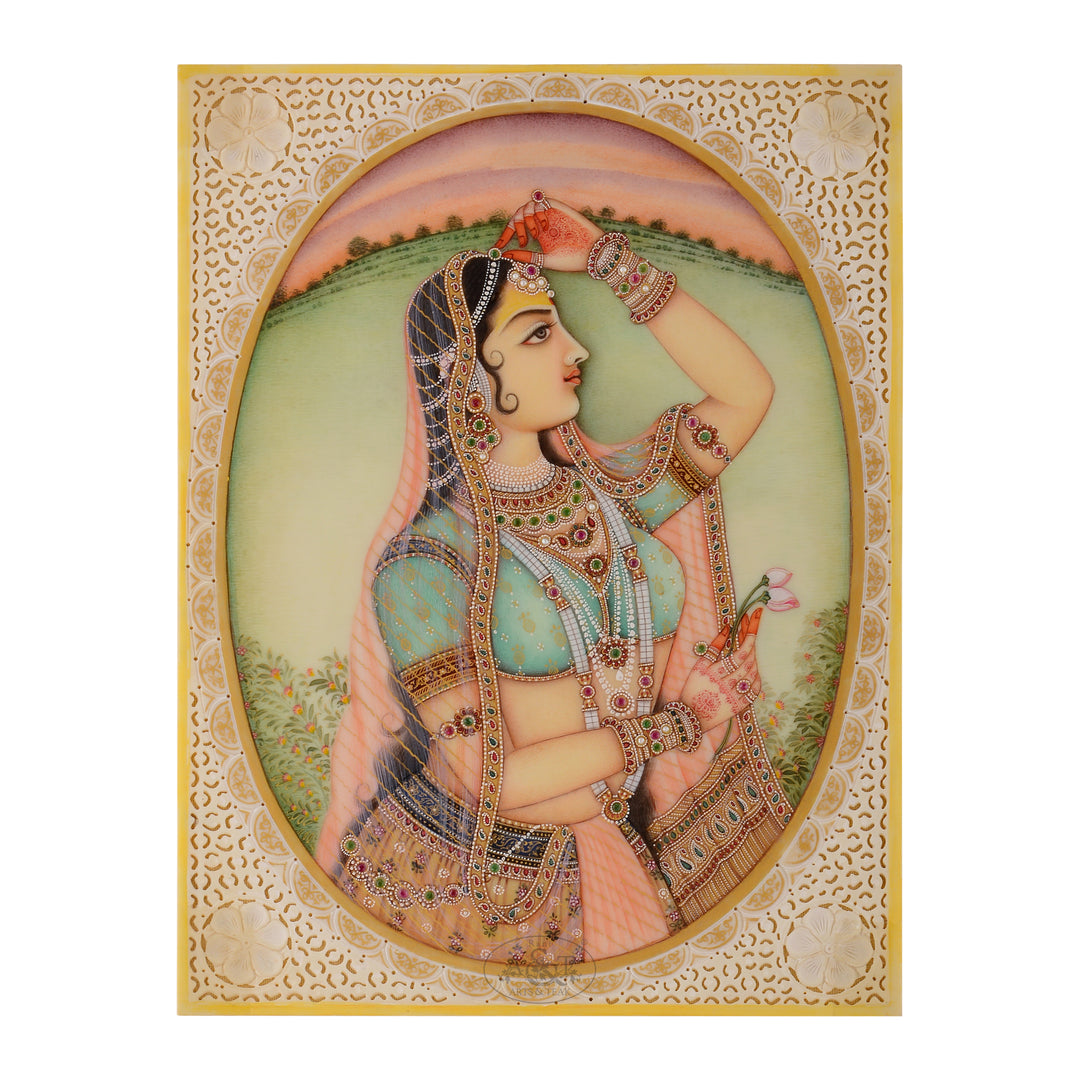 Miniature Painting on Synthetic Board - Queen