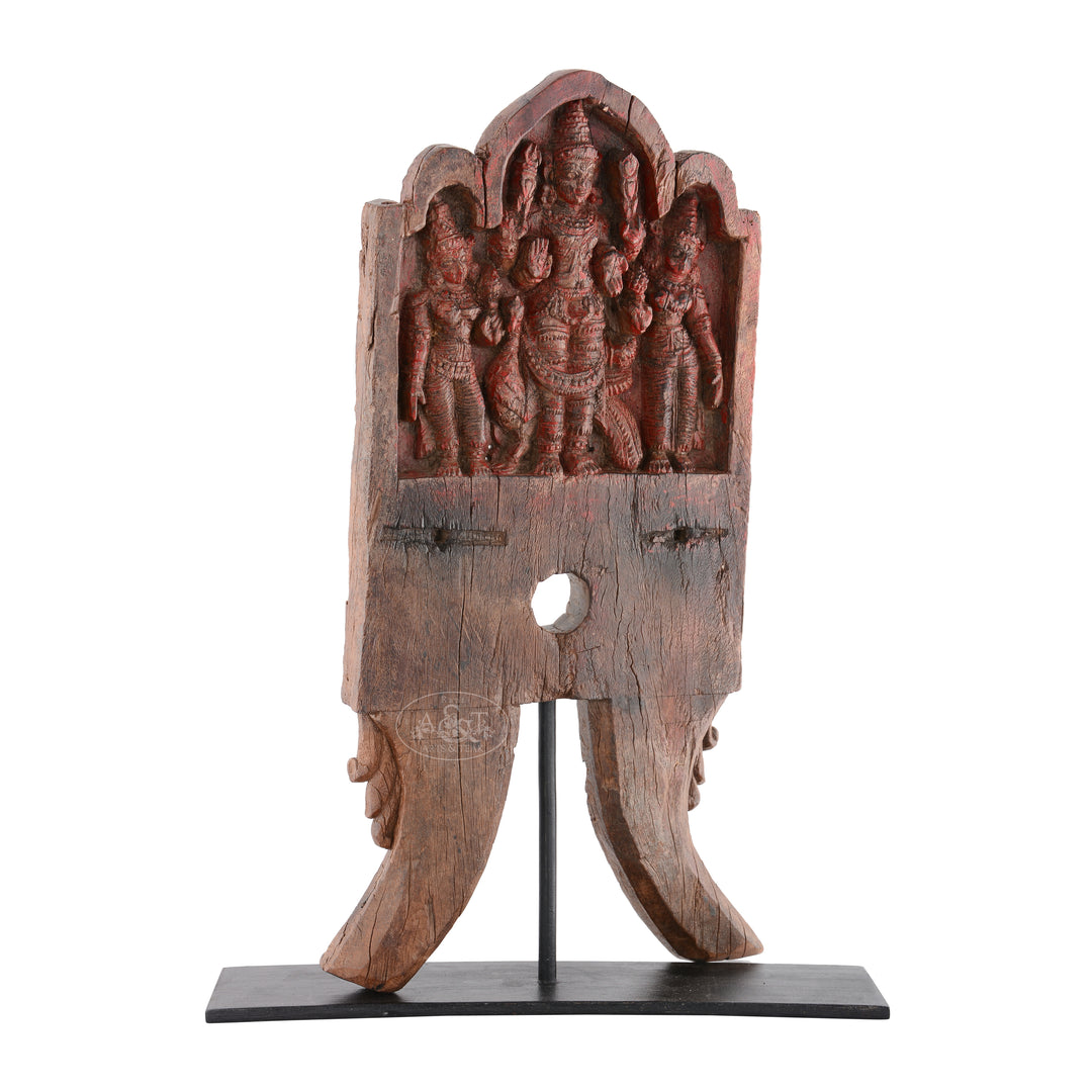 Wooden Kavadi Fitted with Karthikeya Idumban Panel (Pair)