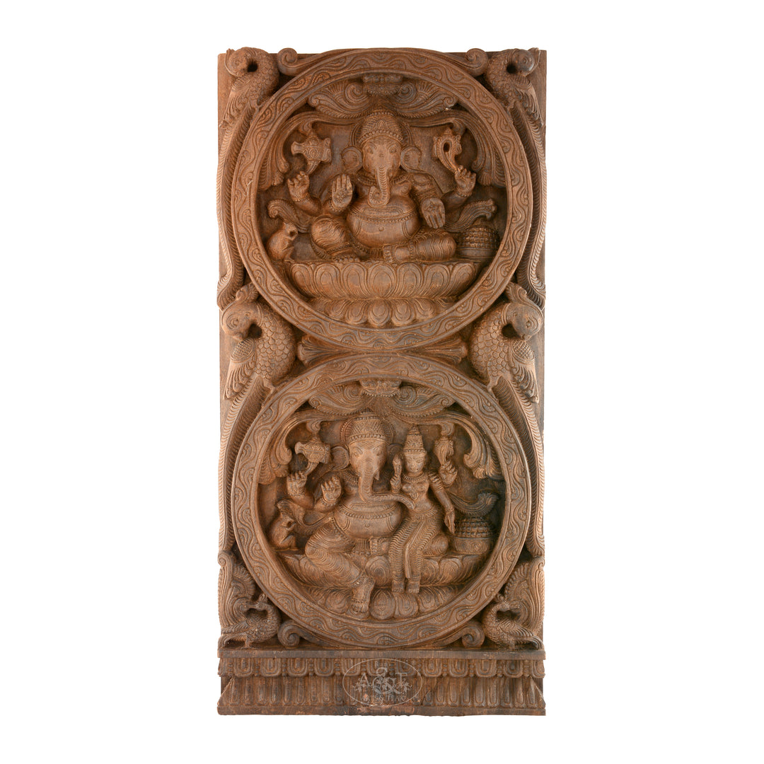 Wooden Wall Panel - Ganesh