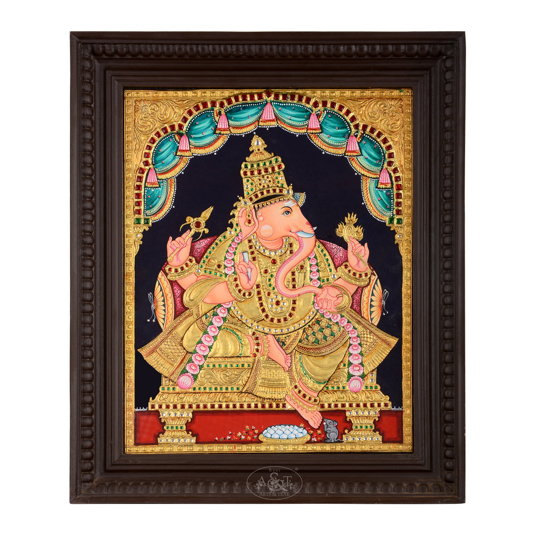 Tanjore Painting - Ganesh