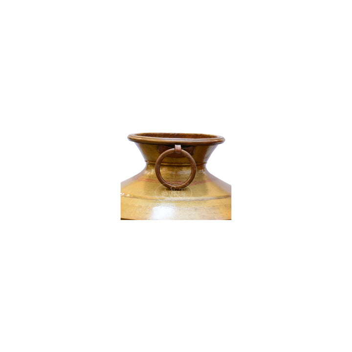 Brass Vase With Lid -VII