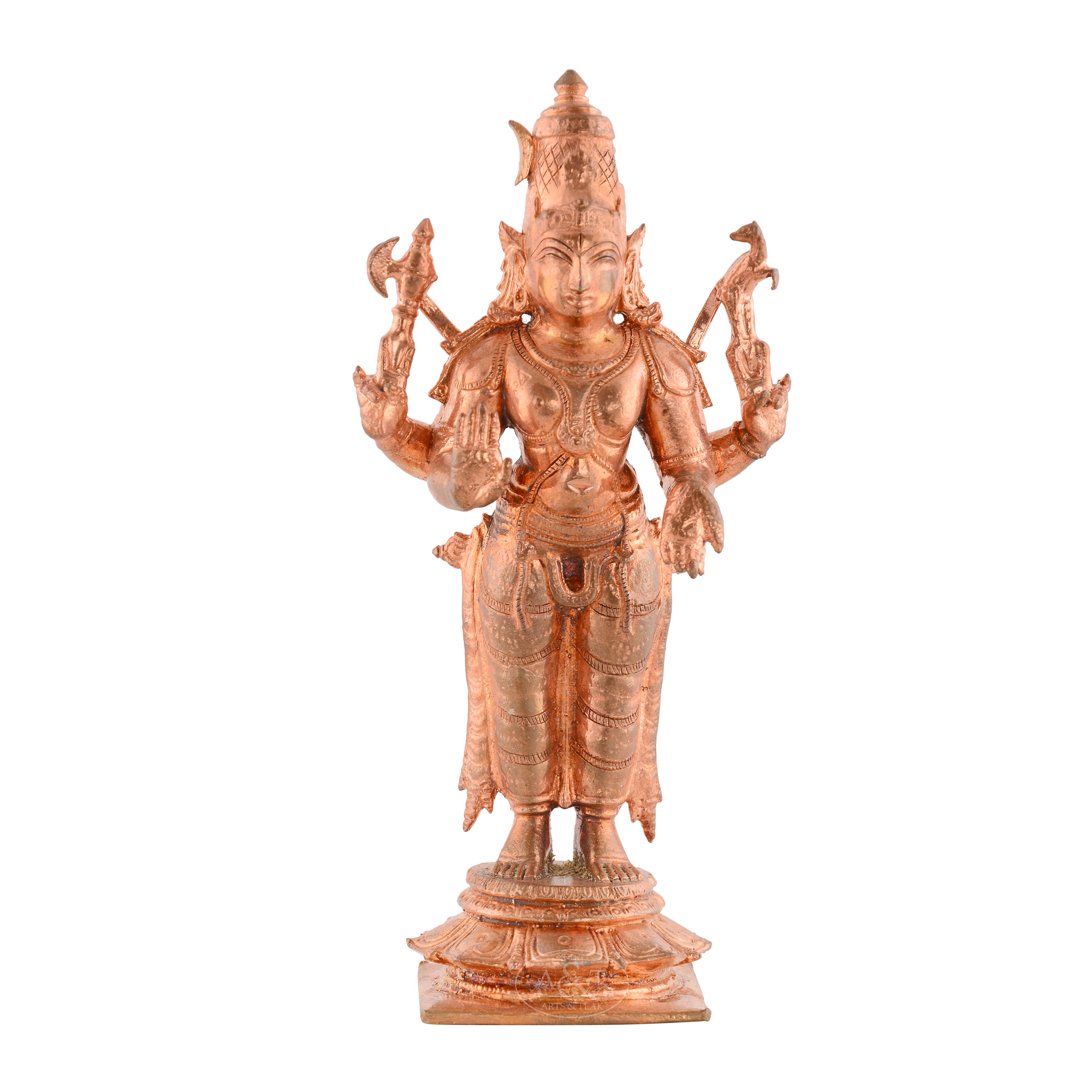 Copper Standing Shiva – RANI ARTS & TEAK