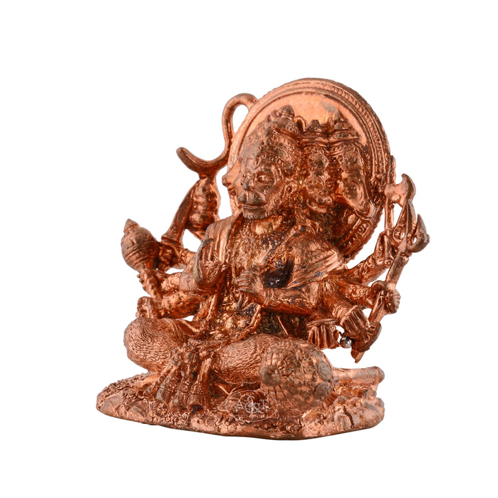 Copper Panchamuga Hanuman