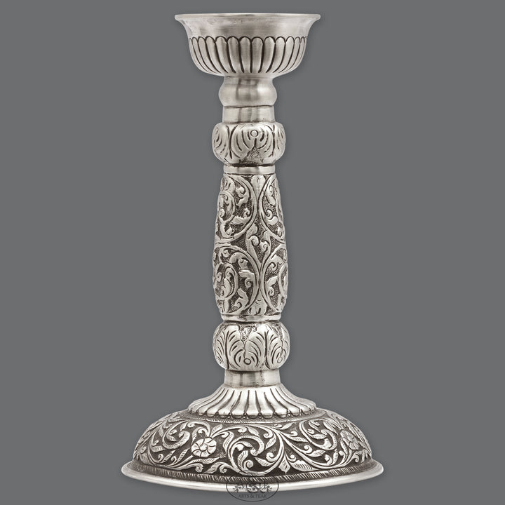 Silver Candle Stand