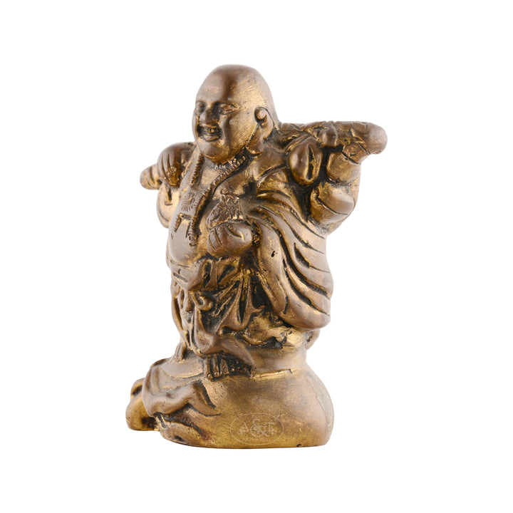 Brass Laughing Buddha