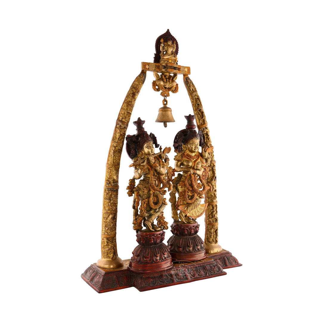 Brass Radha Krishna