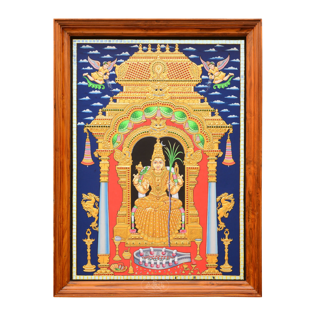 Tanjore Painting - Kamakshi