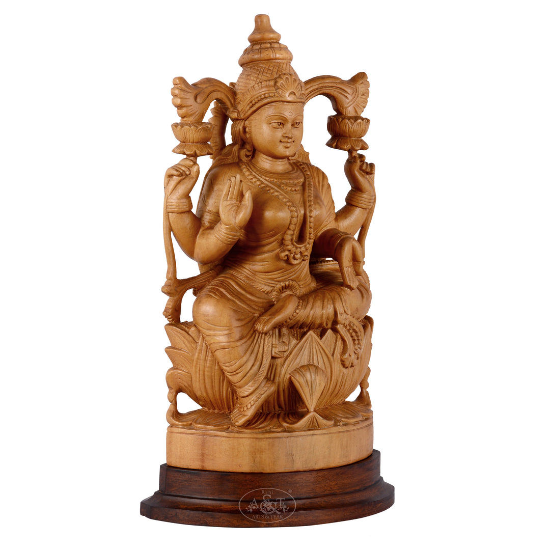 Wooden Lakshmi