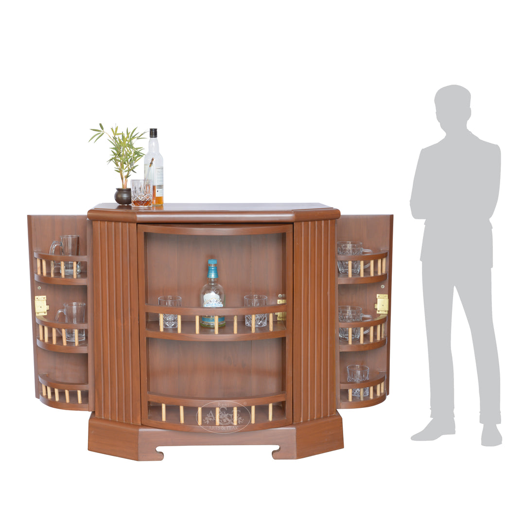 Teakwood Bar Cabinet